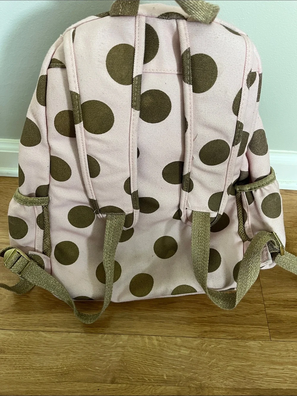 Pottery Barn Emily & Merit polka Dot backpack